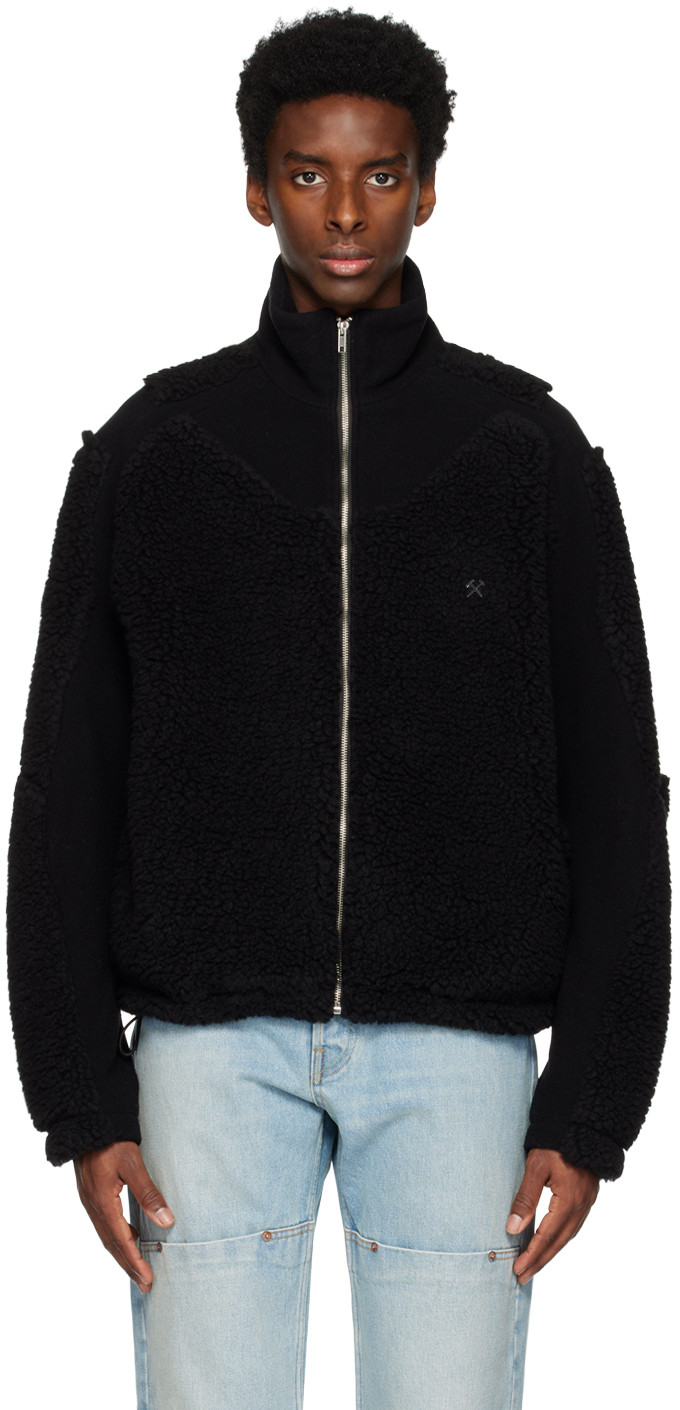 GmbH Black Paneled Jacket | SSENSE