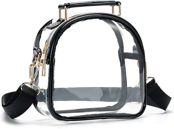 COROMAY Clear Purse for Women, Clear Bag Stadium Approved, See Through Clear Handbag | Amazon (US)