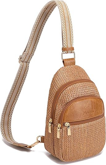 Faux Straw Crossbody Bags for Women Summer Purse 2026 Anti Theft RFID Woven Small Sling Bag Hawai... | Amazon (US)