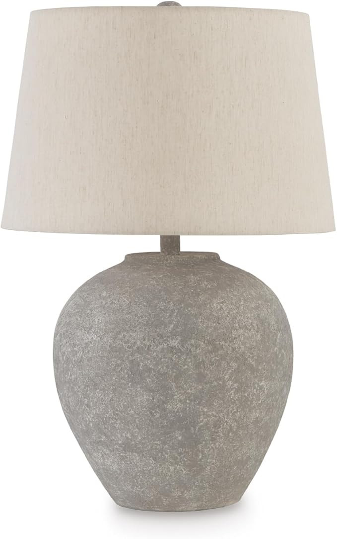 Signature Design by Ashley Dreward Casual 25 Inch Paper Table Lamp, Smoky Brown Finish | Amazon (US)