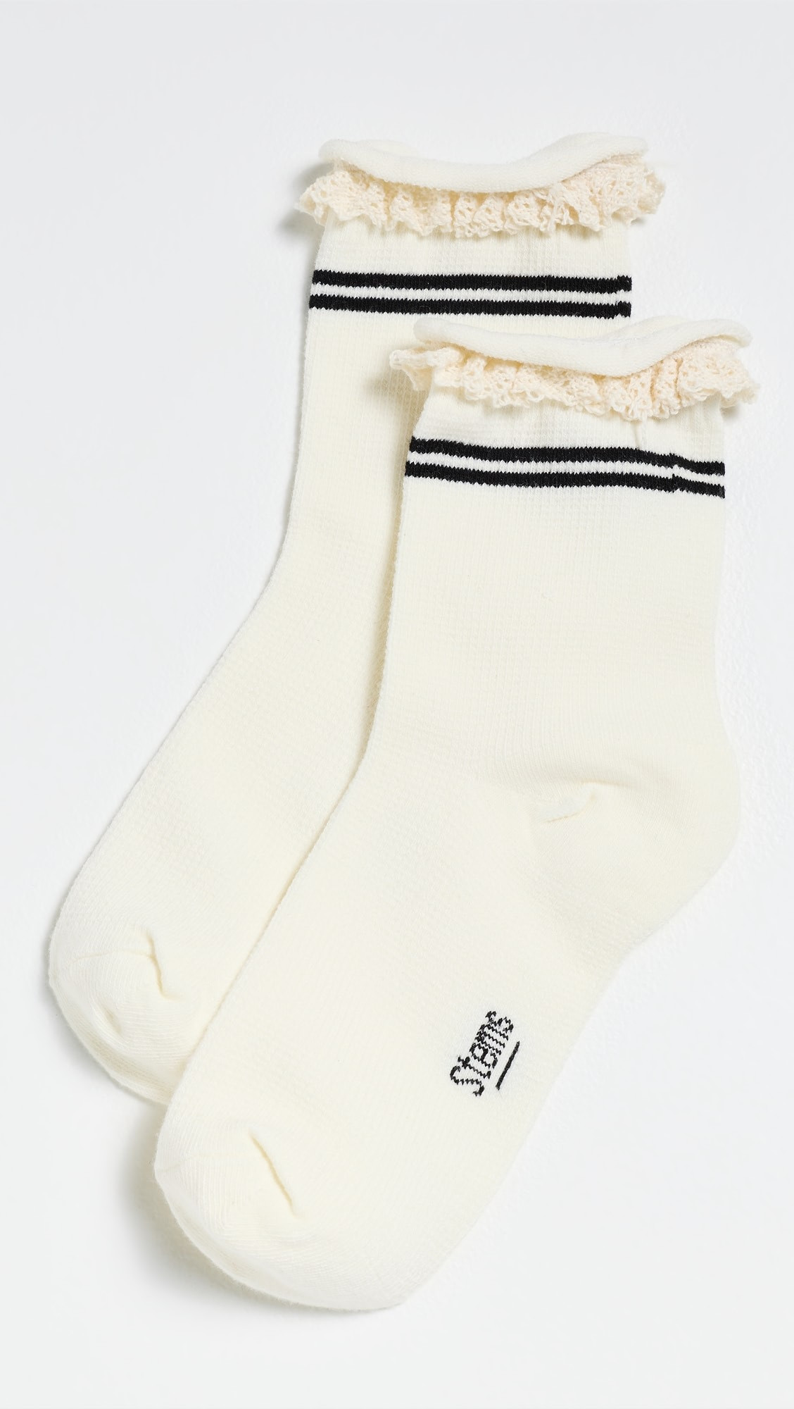 Pointelle Contrast High Ankle Socks | Shopbop