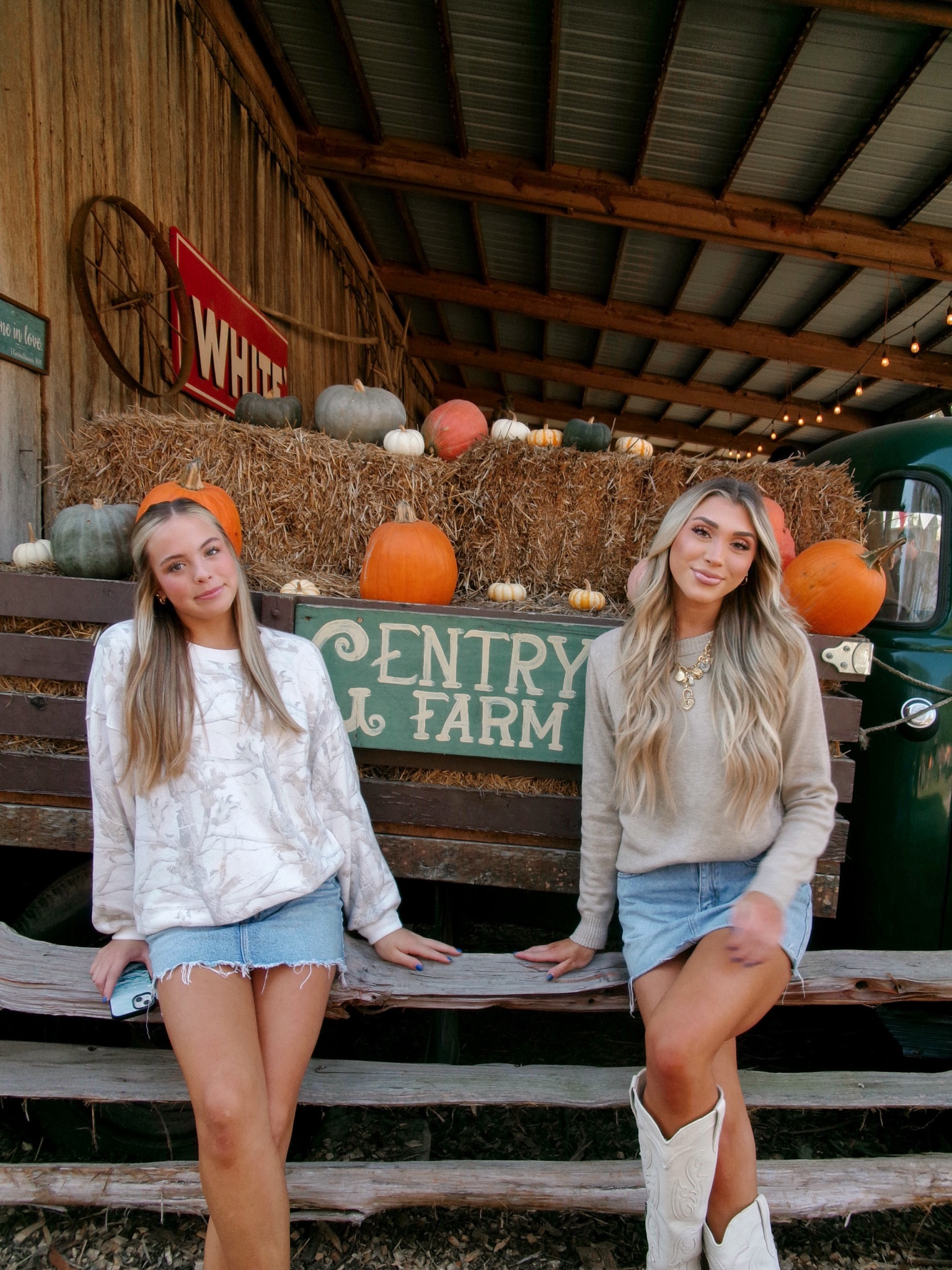 Sista sista🤍 Linking both of our outfits and similar camo sweatshirt!

#LTKSeasonal #LTKStyleTip