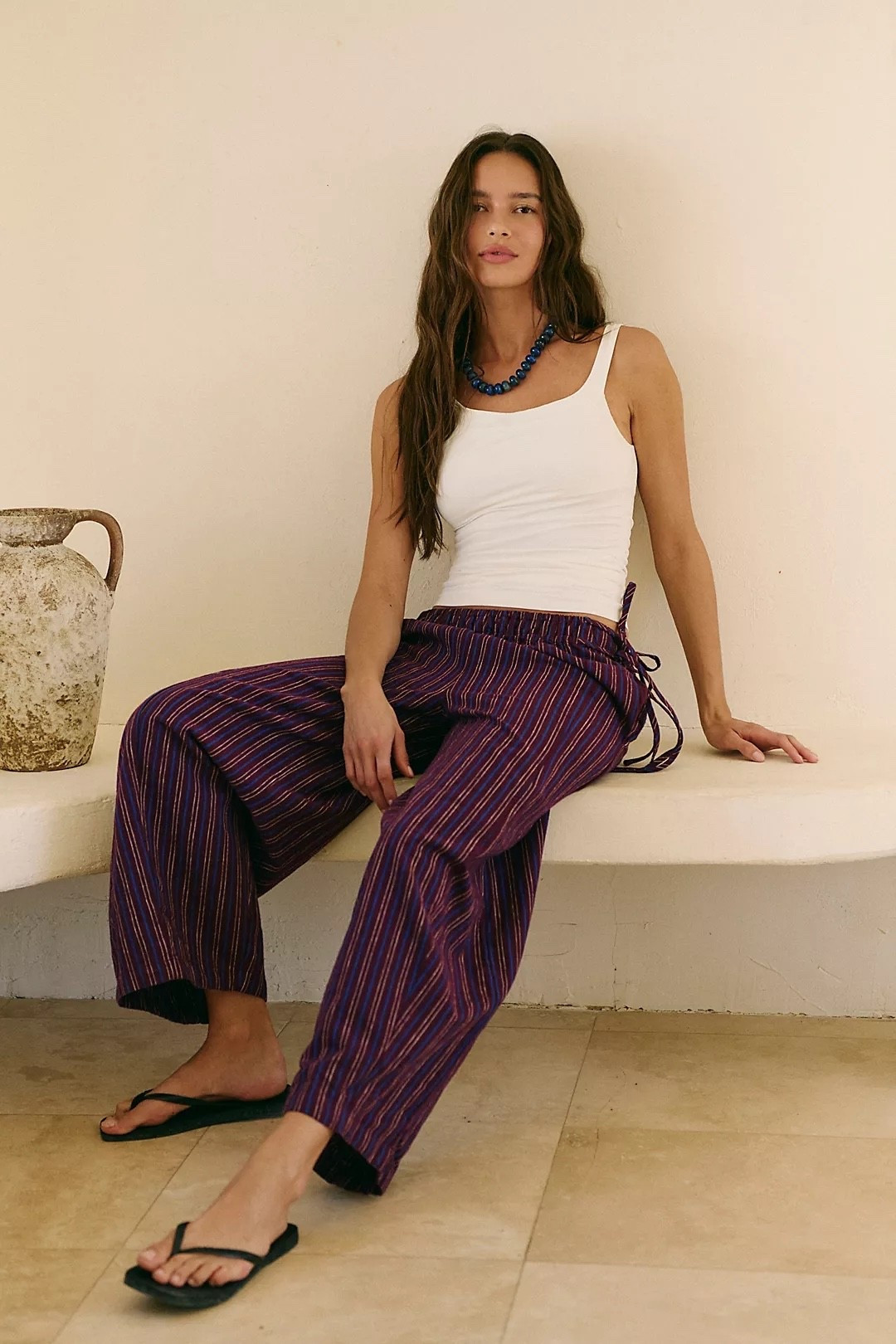Loving these linen striped pats for summer by Free People. Perfect for those warm summer nights.

#LTKOver40 #LTKSeasonal #LTKootd