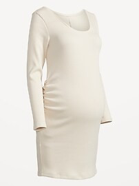 Maternity Long Sleeve Bodycon Dress | Old Navy (US)