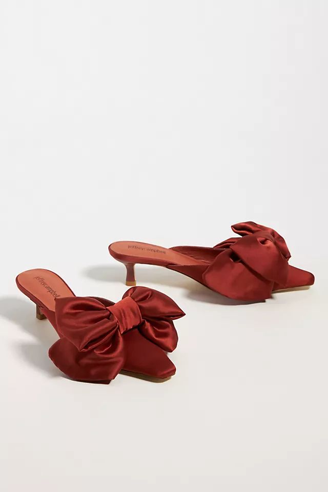 Jeffrey Campbell Bow Heeled Mules | Anthropologie (US)