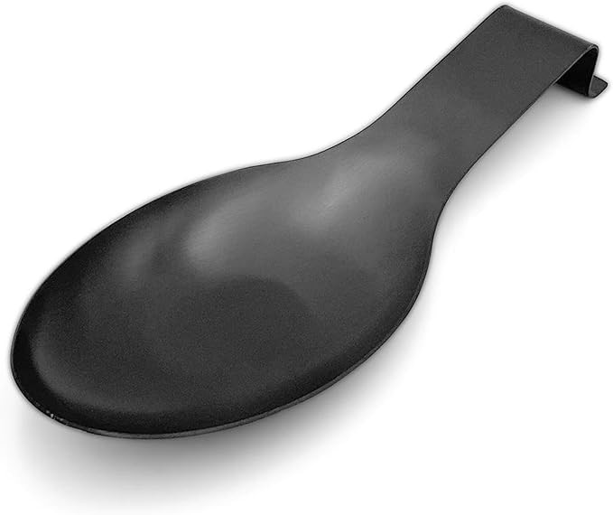 Matte Black Spoon Rest – MAGEME Stainless Steel Spoon Rest for Kitchen Counter, Spoon Holder fo... | Amazon (US)