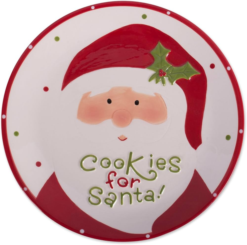 DII Seasonal Holiday Baking Collection Decorative Kitchen Servewantae, 8.3x8.3, Small Santa Cooki... | Amazon (US)