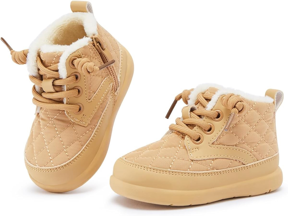 BMCiTYBM Baby Boy Girl Snow Boots Waterproof Winter Warm Booties Nonslip Lightweight Outdoor Shoe... | Amazon (US)