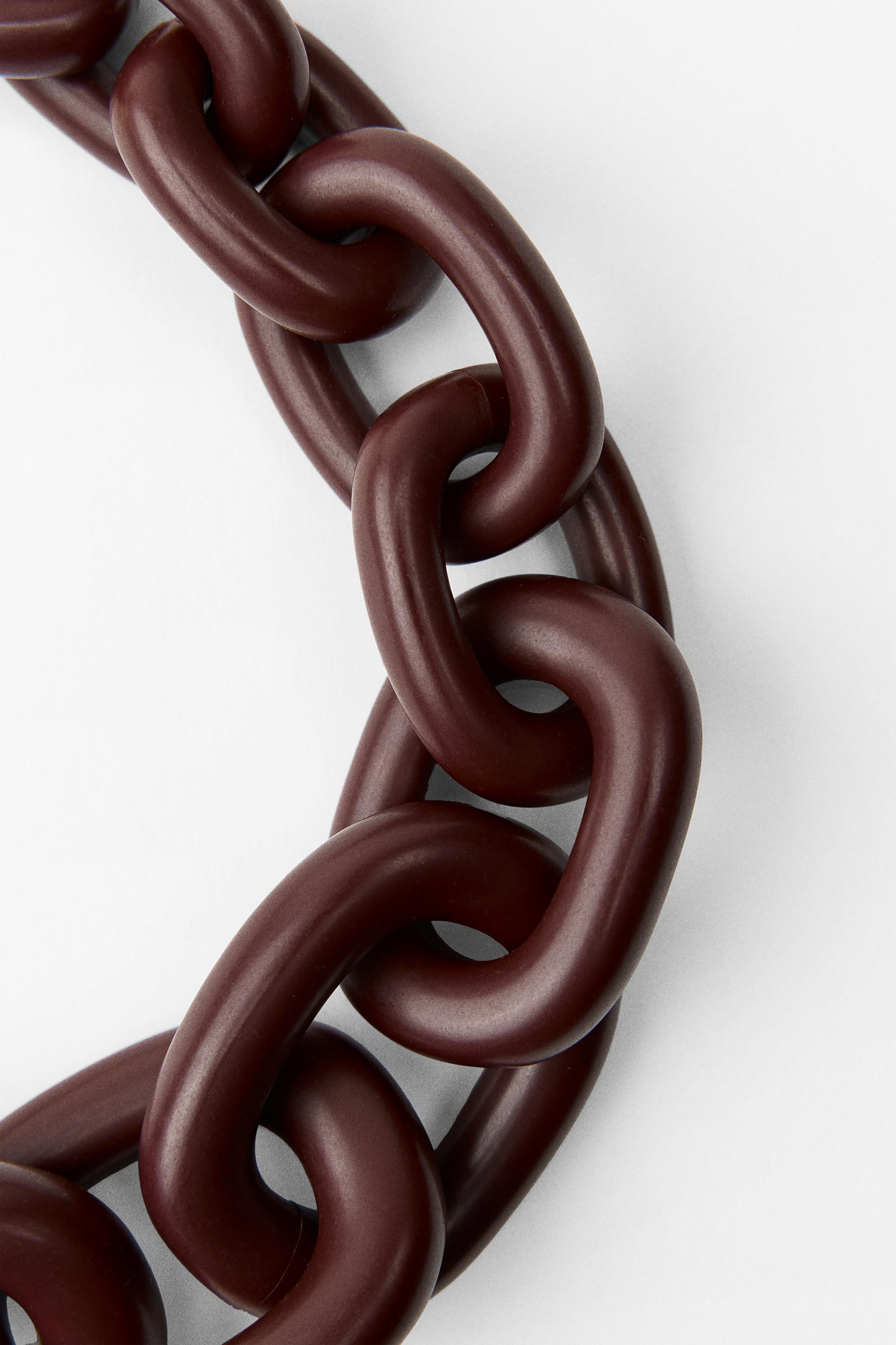 RESIN CHAIN NECKLACE | Zara US