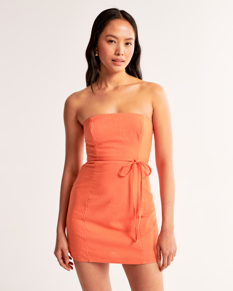 Women's Tie-Waist Skort | Women's Dresses & Jumpsuits | Abercrombie.com | Abercrombie & Fitch (US)