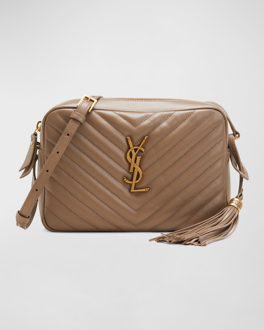 Saint Laurent Lou Medium Monogram YSL Calf Crossbody Bag | Neiman Marcus