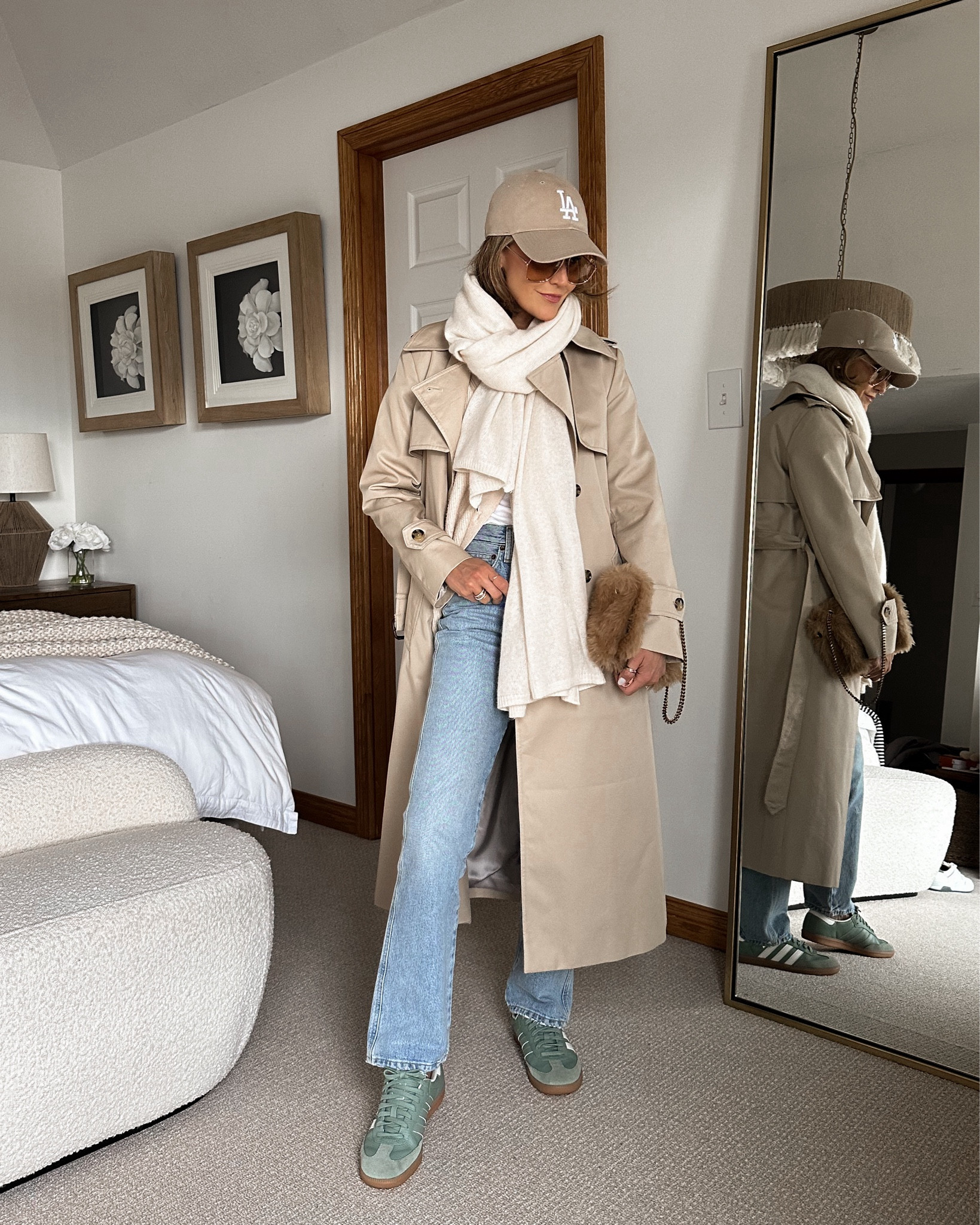 Winter layering guide - layering outfit idea - cardigan is oversized xs jeans tts. Cashmere scarf is on sale! 

#LTKshoecrush #LTKSeasonal #LTKstyletip