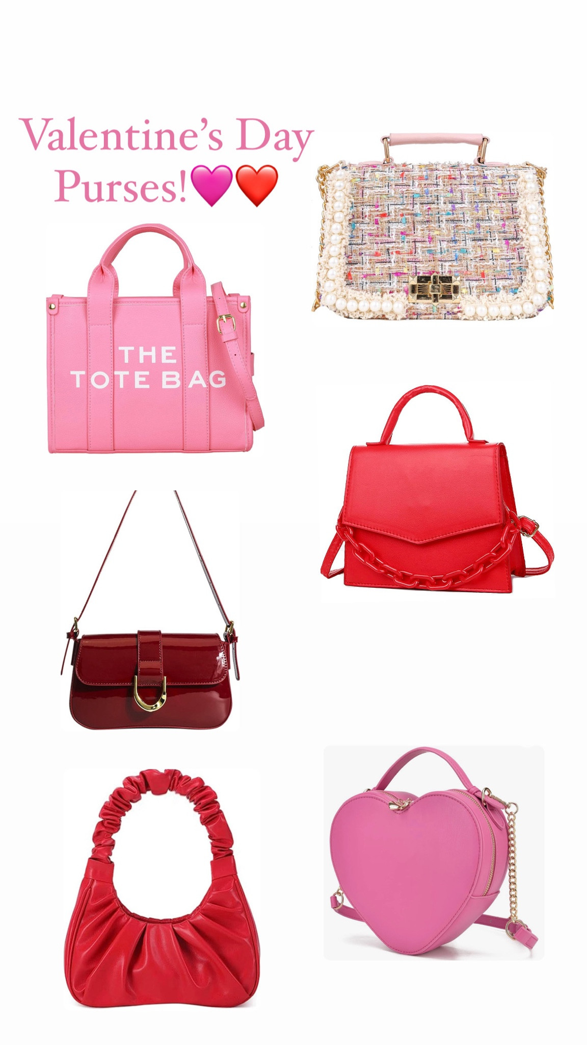 Complete your Valentine’s Day look with these stunning handbags 👛🤩

#LTKsalealert #LTKstyletip #LTKfindsunder50