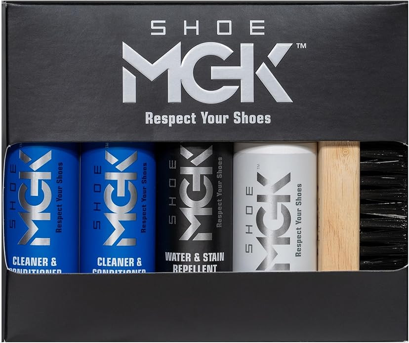 MVP Shoe Cleaner Kit Shoe Cleaner & Conditioner, Water & Stain Repellent, White Touch Up & Brush | Amazon (US)