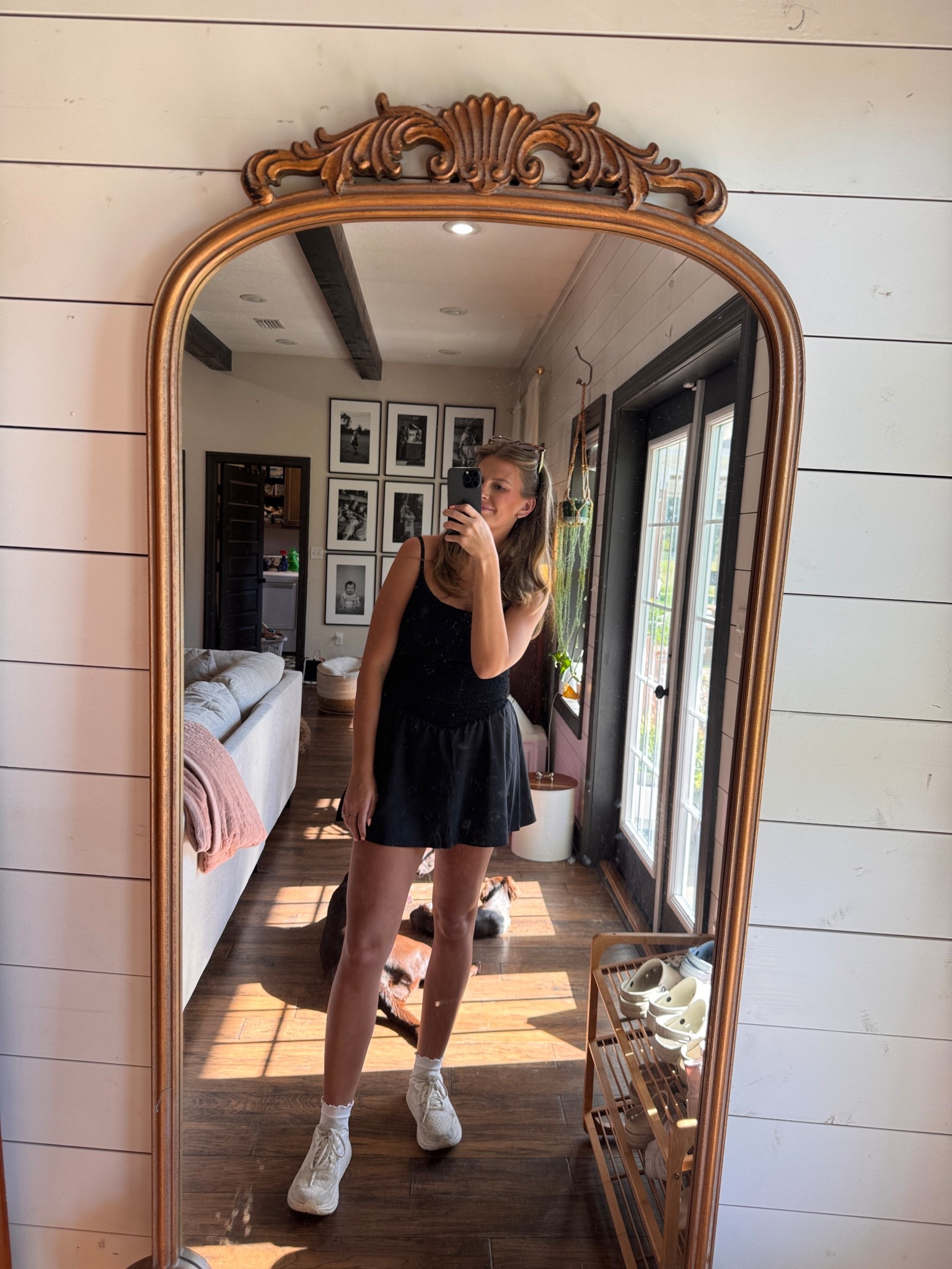 Wearing a medium in this dress! 