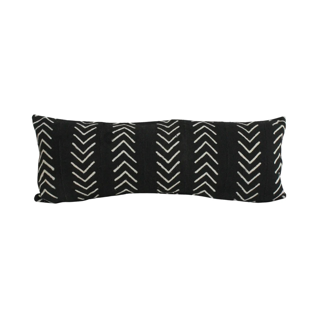 THE WESTEN 14 X 36 Large Lumbar Authentic African Mudcloth Pillow Cover - Etsy | Etsy (US)