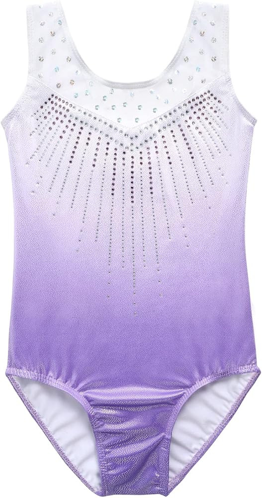 DAXIANG Leotards for Girls Gymnastics Toddler Dance Clothing Ballet Tutu Sparkles Black Blue Purp... | Amazon (US)