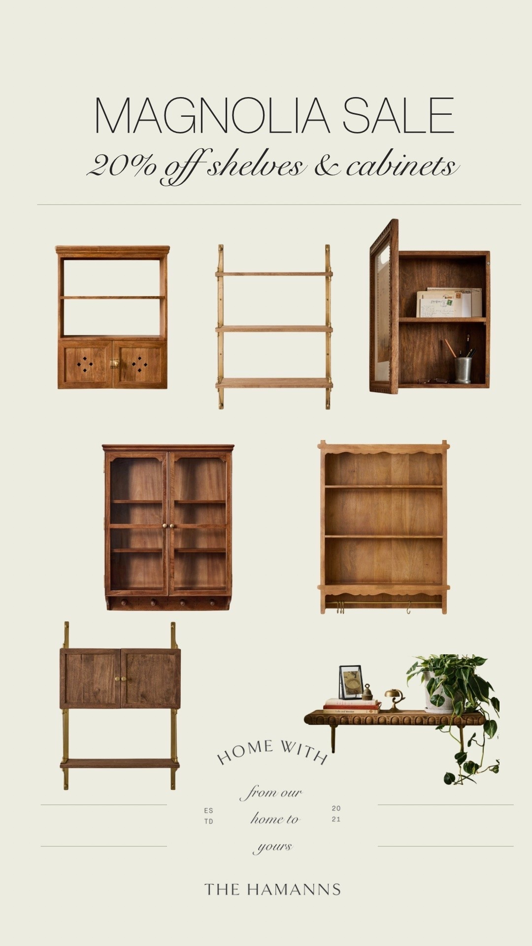 Magnolia cabinets and shelves are 20% off for their 4th of July sale!

#LTKHome #LTKSaleAlert