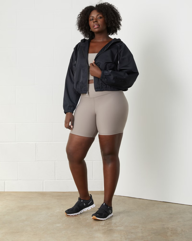 Women's YPB Satin Windbreaker | Women's Active | Abercrombie.com | Abercrombie & Fitch (US)