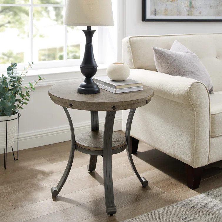 Luker 23'' Tall Solid Wood End Table | Wayfair North America