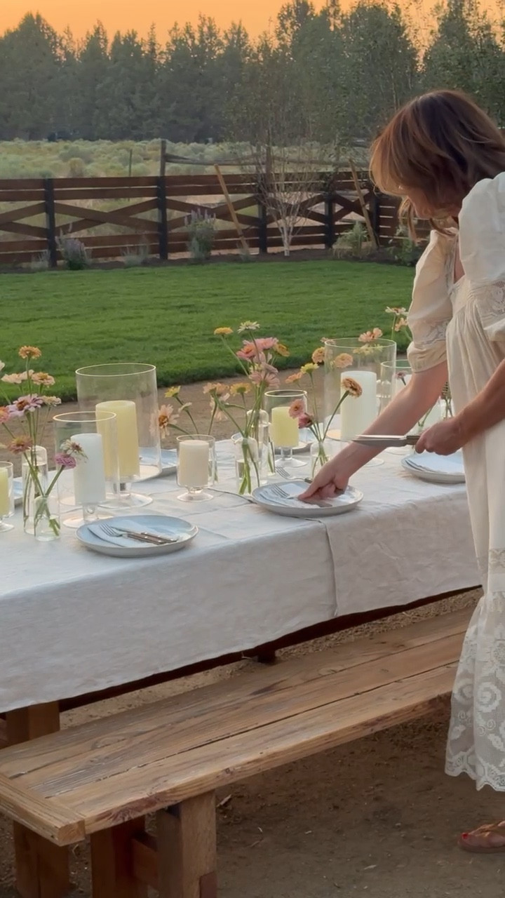 Setting a dreamy and whimsy table for our first dinner spent at our new home this summer!

#LTKHome #LTKSeasonal #LTKParties