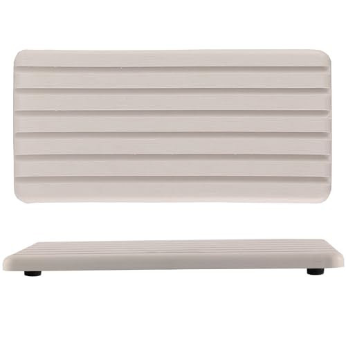 NiuYichee 2 PCS Water Absorbent diatomite Coasters, 8.3" x 4" Water Absorbing Stone Tray for Sink, Stone Drying mat for Kitchen Counter, Stone soap Tray Used for Hand Soaps & toiletries & Plants | Amazon (US)