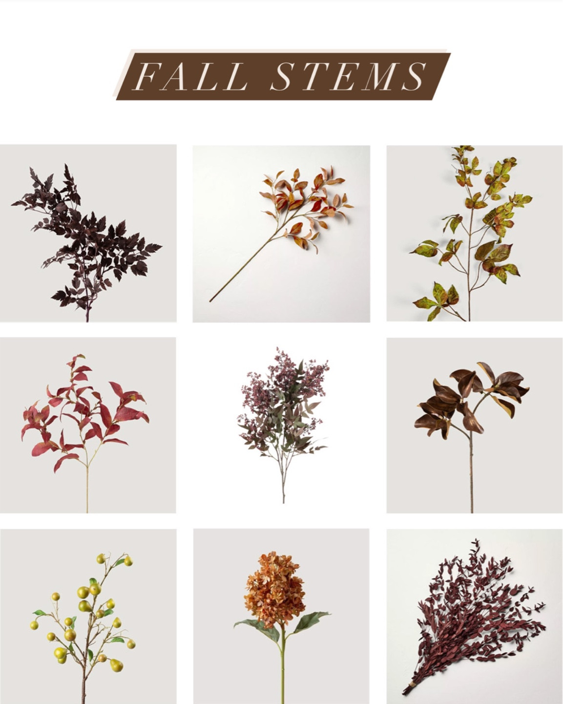 Fall stems - my favorite way to decorate for the fall season! Fall home decor, fall decor, fall home, Afloral, Target home, Anthropologie home 

#LTKSeasonal #LTKHome #LTKFallSale