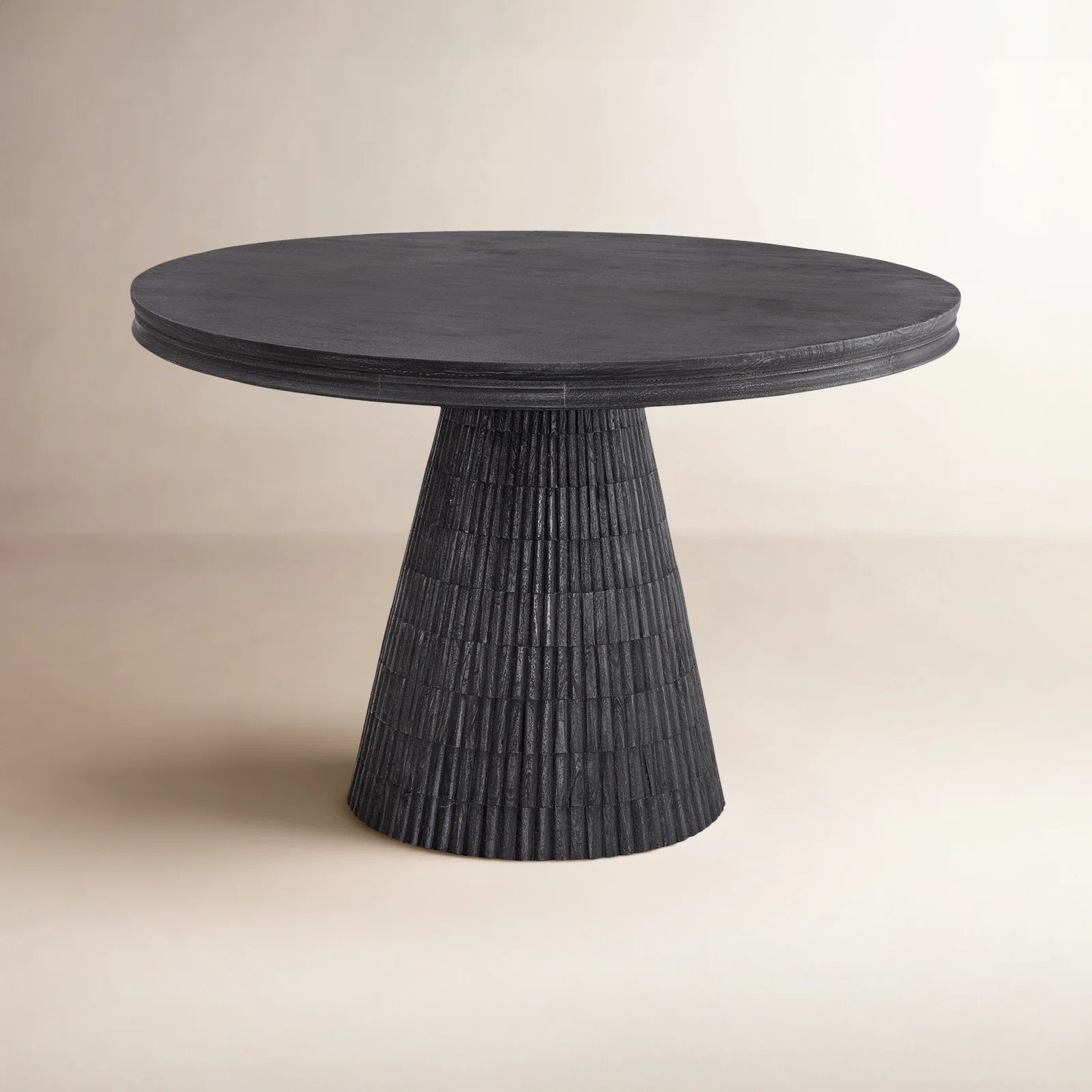 Israel Round Solid Wood Dining Table | Wayfair North America