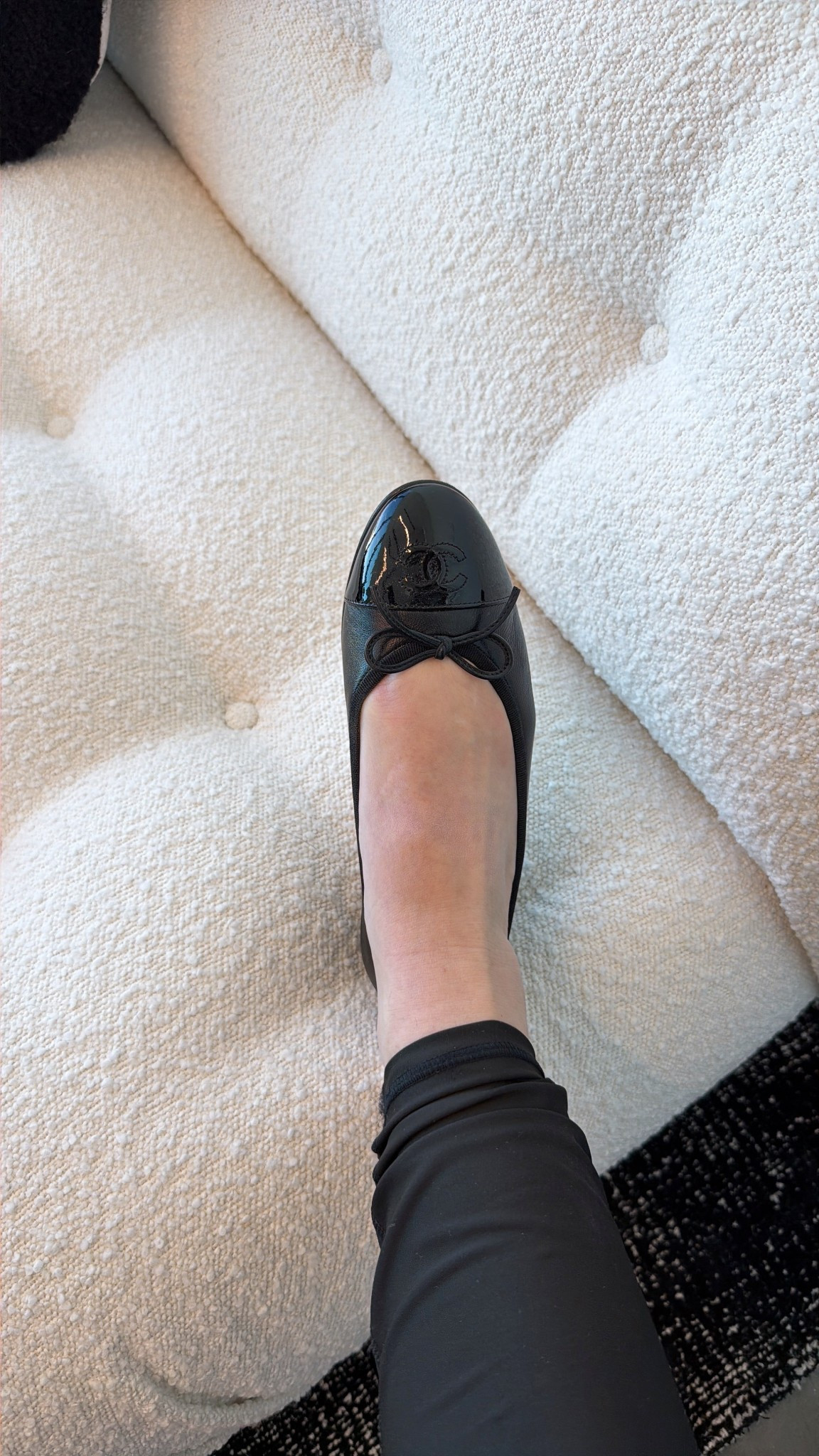 I love these Chanel ballet flats. Also linked similar affordable options 