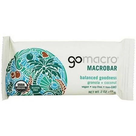 Gomacro Granola & Coconut Bar, 2 oz, (Pack of 12) | Walmart (US)