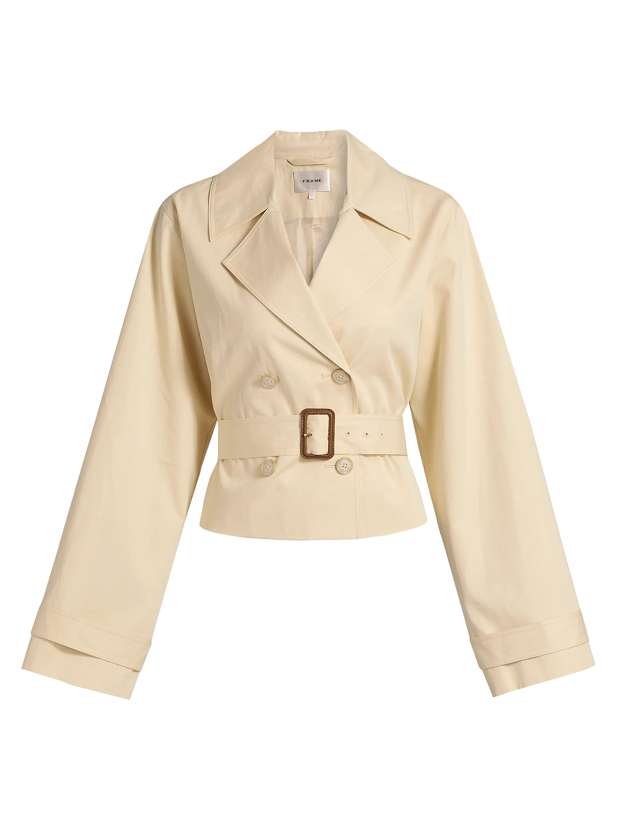 The Uniform Cropped Trench Coat | Saks Fifth Avenue