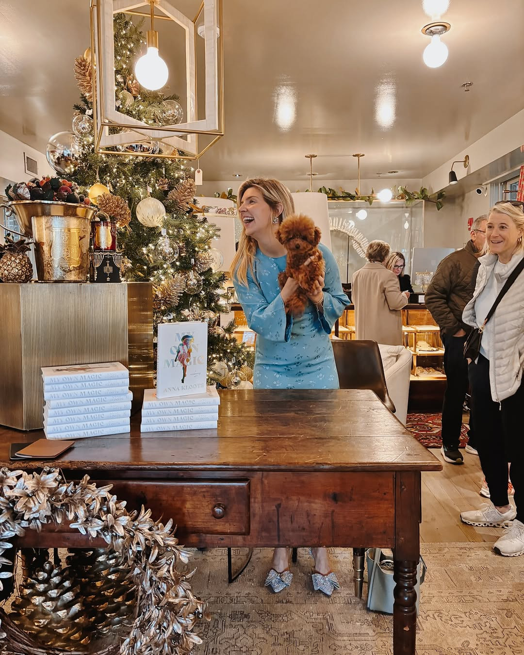 This blue dress is perfect for the holidays 🩵 

 #LTKParties #LTKStyleTip #LTKHoliday