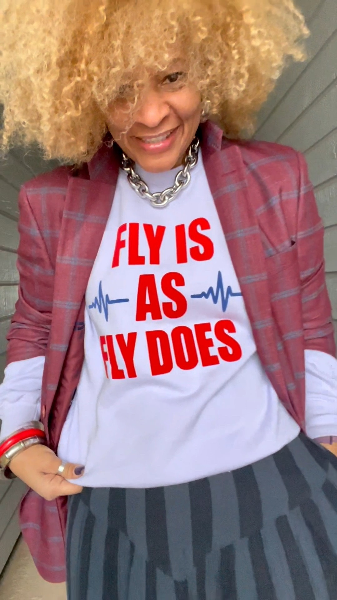 Blending comfort with style-because being fly is a lifestyle, not just a look.

#OOTD #fashion #fly #styleinspo #teachersofinstagram 

Blazer: @Macys
Sweater: CONTACT: Mr. G @aprilmayeco on IG
Skirt: @curatorsf (JESSIE SKIRT)
Boots: @drmarten
Bag: @shopclarev 

#LTKootd #LTKWorkwear #LTKSaleAlert