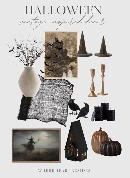 Vintage-inspired Halloween style curated finds  

#LTKhome #LTKHalloween #LTKSeasonal