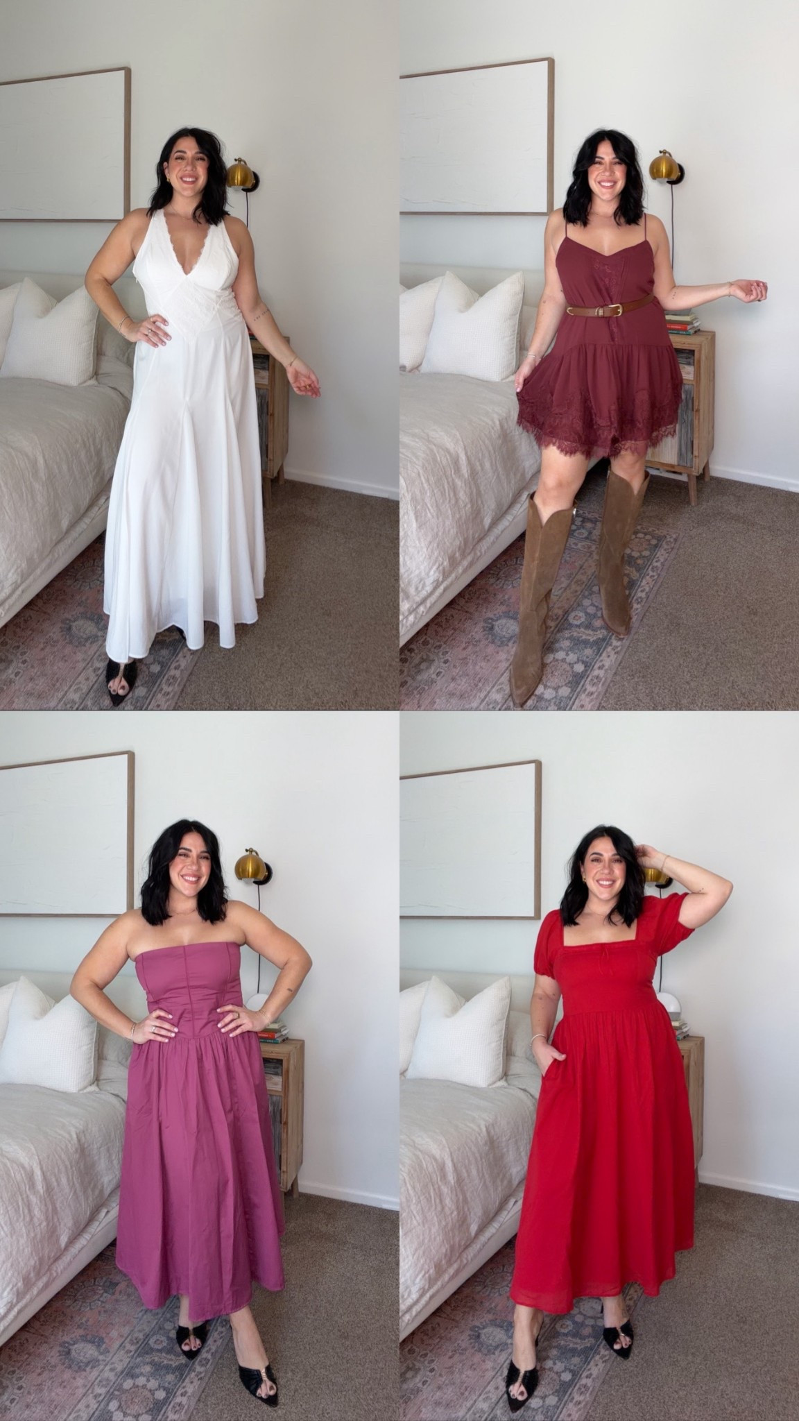 Abercrombie spring dresses! Size L in all except red I did M! Code: AFLTK. 

#LTKSpringSale #LTKootd #LTKMidsize