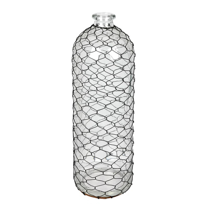 Haas Black 16" Glass Table Vase | Wayfair North America