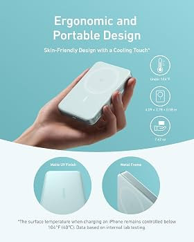 Anker MagGo Power Bank, 10,000mAh Qi2-Certified 15W Portable Charger | Amazon (US)