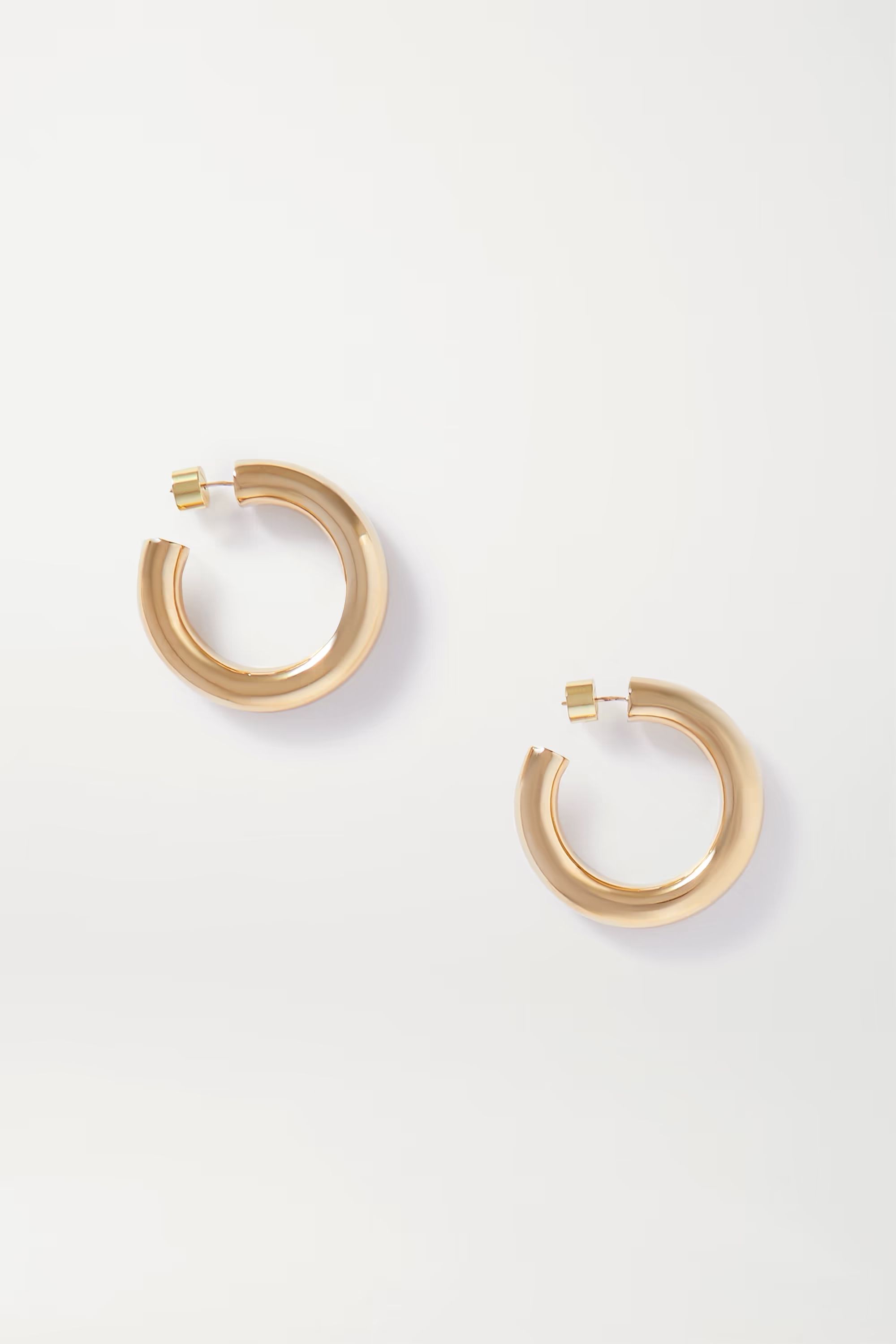 Mini Jamma gold-plated hoop earrings | NET-A-PORTER (US)