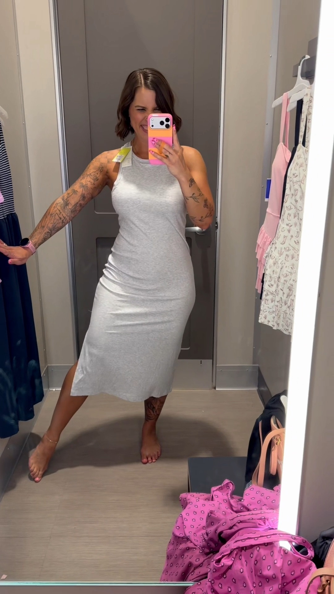 Love when things have built in bras! This ribbed dress comes in more colors. I’m wearing a small.

#LTKActive #LTKSeasonal #LTKTravel