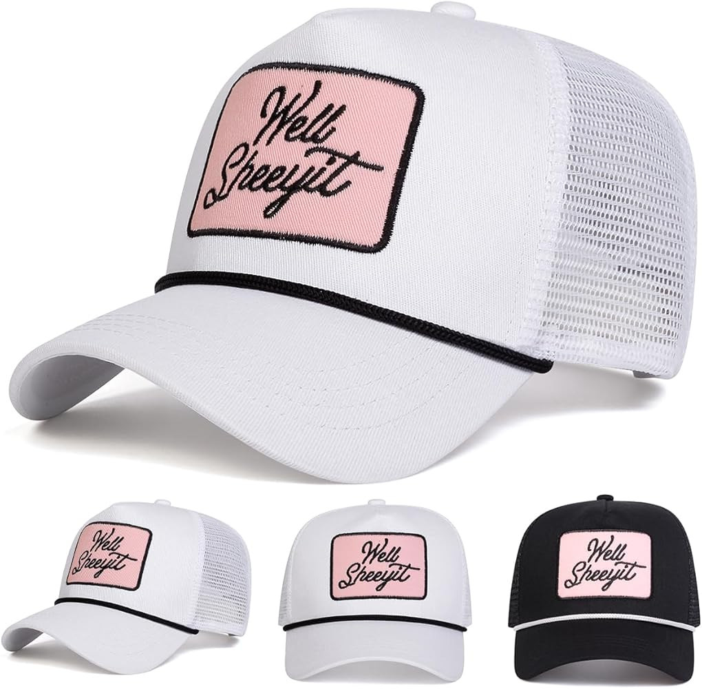 Trendy Embroidered Baseball Cap for Men & Women, Adjustable Snapback Hat for Casual Wear | Amazon (US)