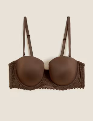 M&S Collection  Sumptuously Soft™ Padded Strapless Bra A-E  Product code: T332724 | Marks & Spencer (UK)