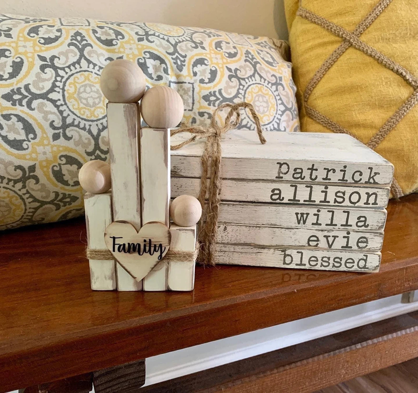 Wooden Books, Family Names, Customizable Wood Books, Home Decor, Life’s Canopy | Etsy (US)