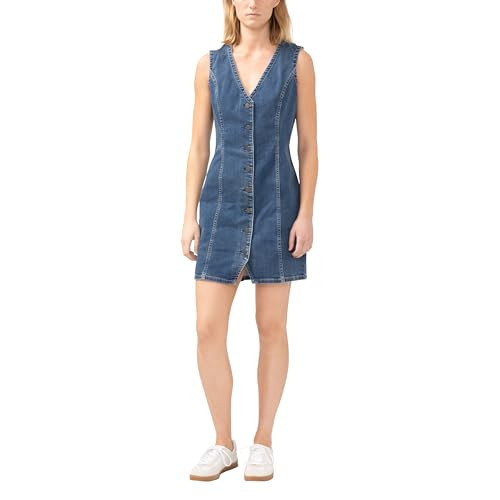 Silver Jeans Co. Women's Denim Mini Dress, Indie | Amazon (US)