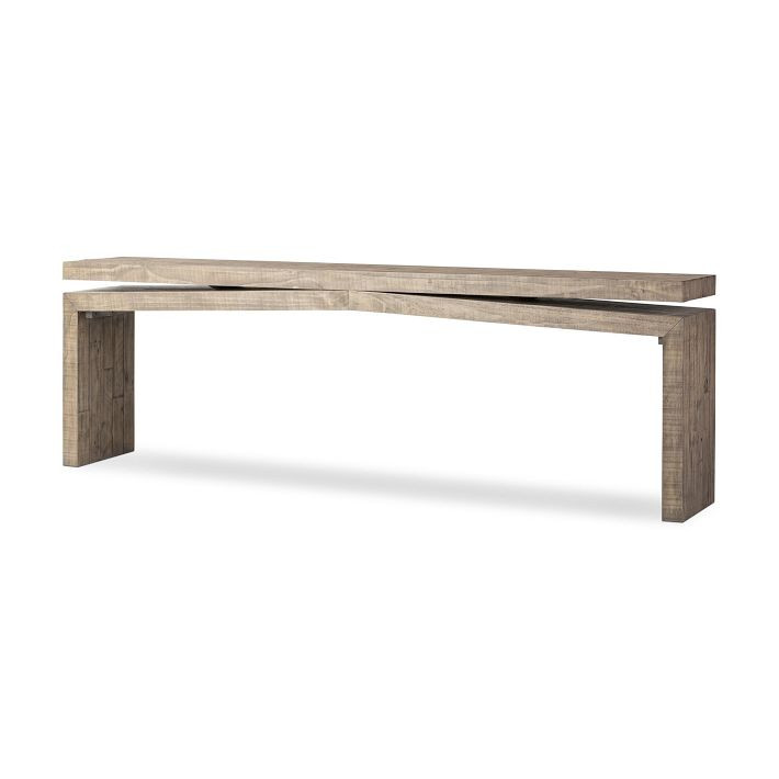 Emmerson® Reclaimed Wood Console Table (79" – 94") | West Elm (US)
