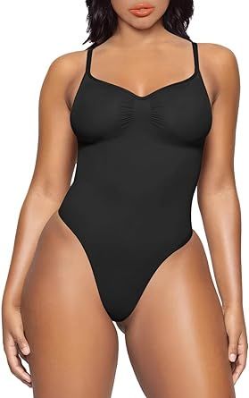 YIANNA Women Shapewear Tummy Control Bodysuit Seamless Sculpting Snatched Waist Body Suit Thong o... | Amazon (US)
