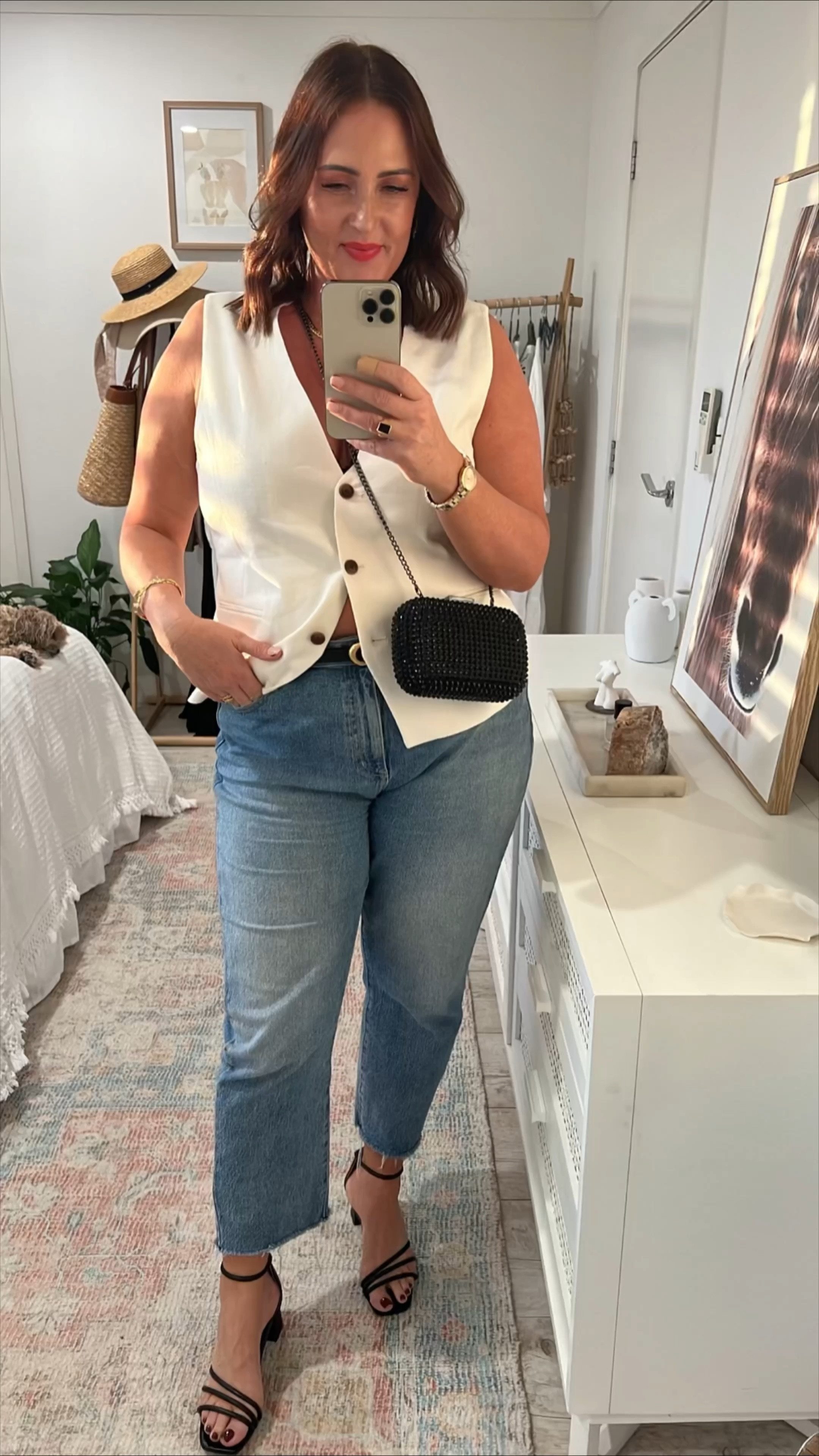 LINEN WAISTCOAT ~ the spring/summer must-have item! This one is from Witchery and I’ve sized up to the 18 for added room through the bust. 
This style has matching pants & a blazer, I might also add these to my wardrobe this season. 

#LTKstyletip #LTKcurves #LTKaustralia