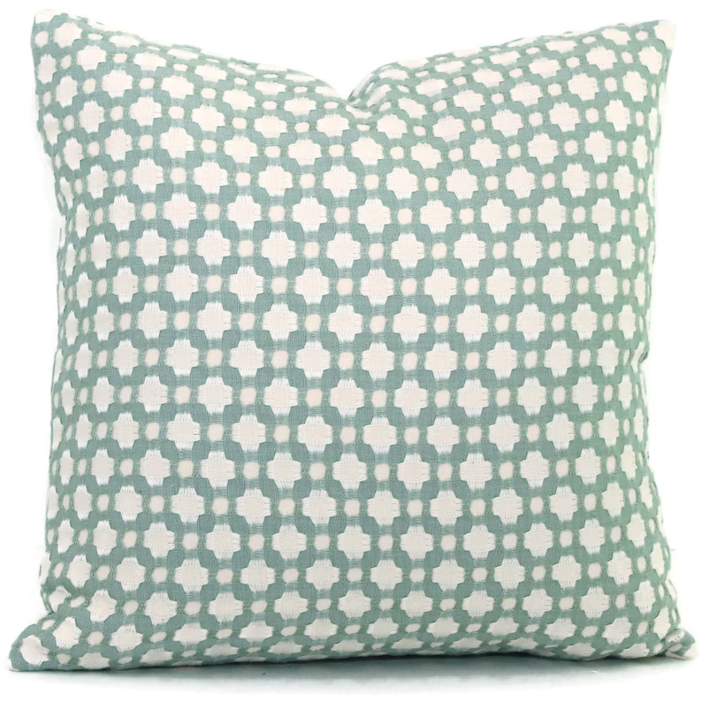 Schumacher Betwixt in Water Mineral Decorative Pillow Cover - Etsy | Etsy (US)
