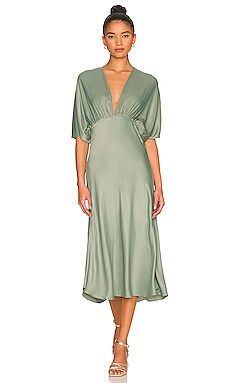 anna nata Taylor Dress in Antique Green from Revolve.com | Revolve Clothing (Global)