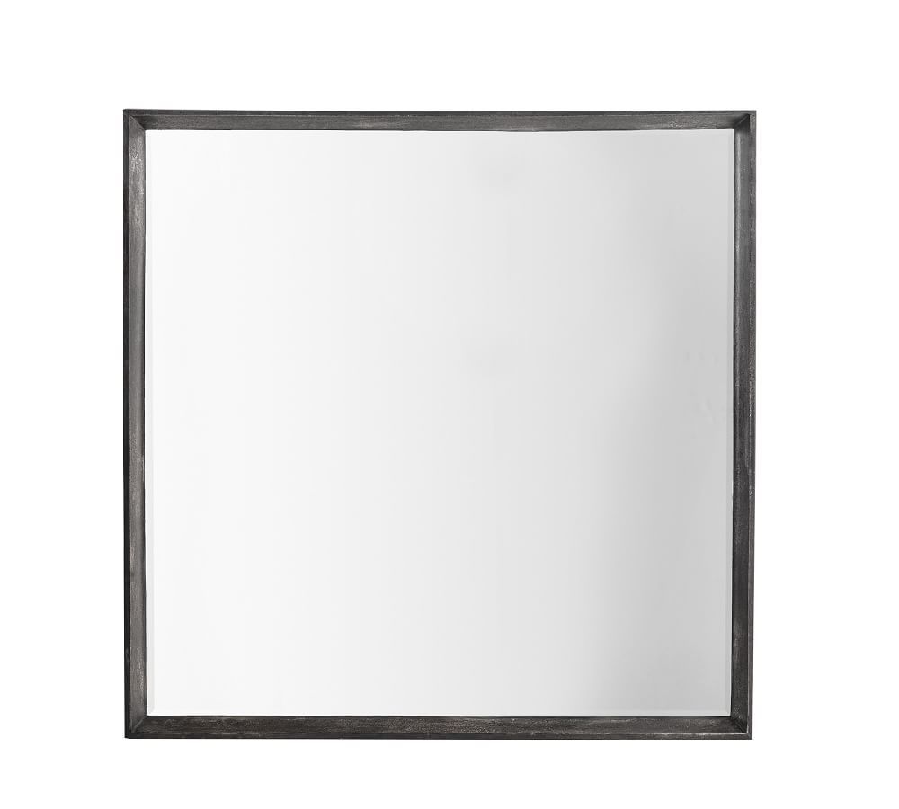 Kelby Mango Wood Square Mirror 42" x 42" | Pottery Barn (US)