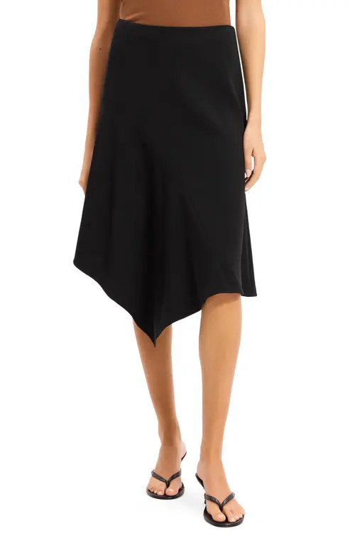 Theory Drape Panel Skirt in Black at Nordstrom, Size 0 | Nordstrom